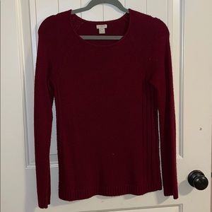 J. Crew Burgundy Sweater